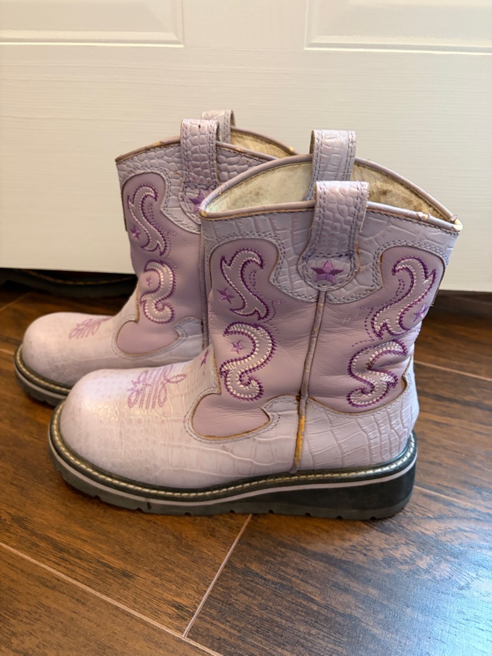 Roper Lavender Western Pull-On Boots